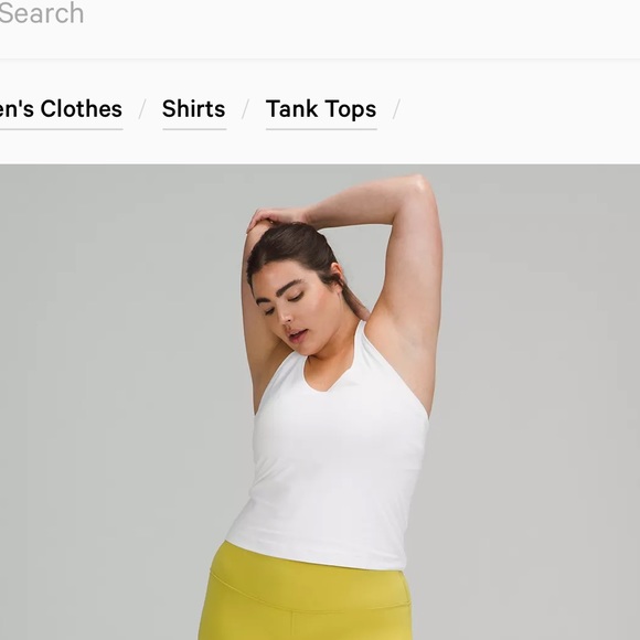 White tank top lulu lemon - Picture 1 of 3